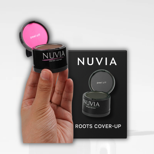 אבקת Nuvia-"לכיסוי שורשי השיער"